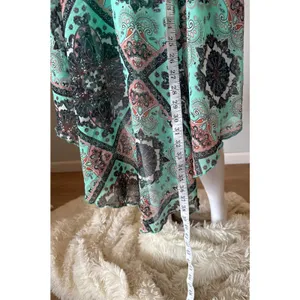 Rue21 Strapless Boho Print Dress Size Large Asymmetrical Hem thumbnail 3