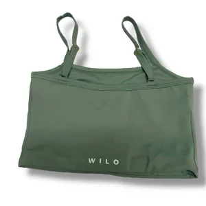 WILO Australia Olive Green Sports Bra Tank Top - Women Size Extra‎ Small thumbnail 2