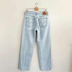 Levi's Low Pro Women's Jeans in Charlie Won Light Wash Distressed Size 29 thumbnail 4