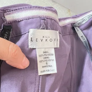 Bill Levkoff Purple Strapless Sweetheart Neck Pleated Bridesmaid Dress Size 6 thumbnail 7