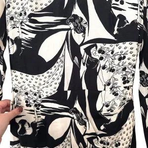 REFORMATION Celeste‎ Mediterranean Print Midi Dress Sz 0 thumbnail 5