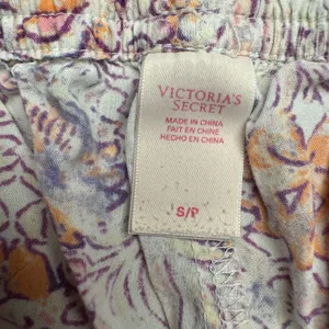 Victoria's Secret Floral Lounge Pants Pajamas Drawstring Waist Size S/P‎ thumbnail 5