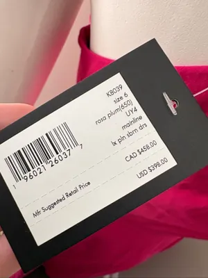 Kate Spade Poplin One-shoulder Sabrina Dress Color Rosa Plum Size 6 NEW thumbnail 9