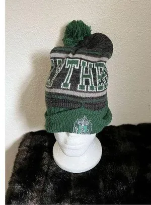 Harry Potter One Size Green/Black Slytherin Beanie Hat thumbnail 1