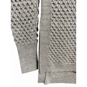 Athleta Honeycomb Tunic Sweater‎ Wool Blend Beige Women's Size Small thumbnail 8