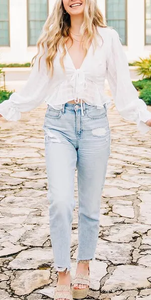 Lizard Thicket Mable boutique long sleeve top thumbnail 2