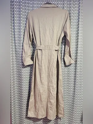 Zara | Linen Blend Midi Dress, Small thumbnail 6