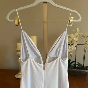 Nookie Sade Mesh Gown White Size Medium $319 Retail thumbnail 5