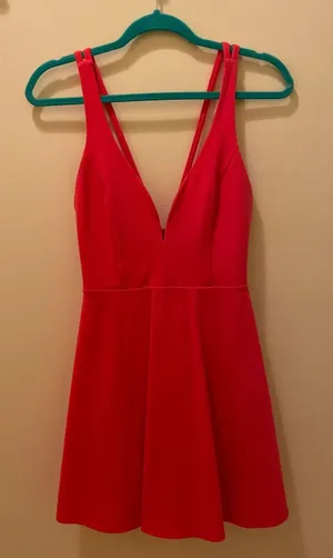 Orange Mini Dress thumbnail 2