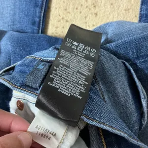 7 For All Mankind Raw Hem Wide Leg Jeans Womens 31 Blue High Rise AU115Y44A thumbnail 6