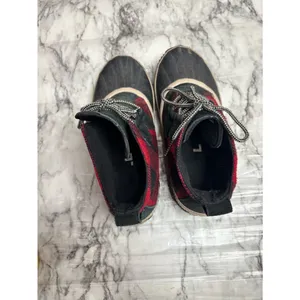 Sorel Out N’ About Plaid Buffalo Check Black Red Ankle duck Boots Lace up 8.5 thumbnail 7
