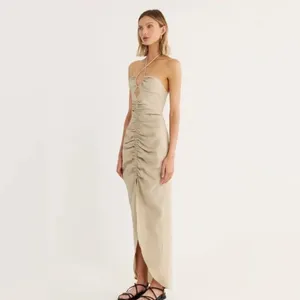 Rumer Estelle‎ Halter Maxi Dress Size M thumbnail 16