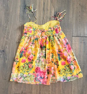 For Love Bell Yellow Floral Dress thumbnail 3