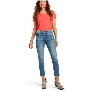 Ariat Boyfriend High Rise Jordana Straight Bombshell Jeans Size 28R thumbnail 2