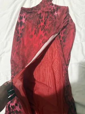Dolls Kill Unholy Untamed Love Print Maxi Dress thumbnail 3
