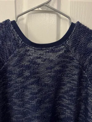 Navy Blue Hi Lo Tunic Top In Size XL thumbnail 2