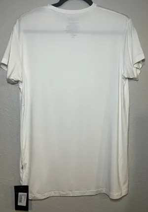 Kickee Pants Men's Short Sleeve Crew Neck Tee in Natural Size Medium Bamboo thumbnail 3