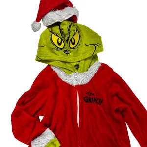 Dr. Seuss Grinch Costume Red and Green thumbnail 2
