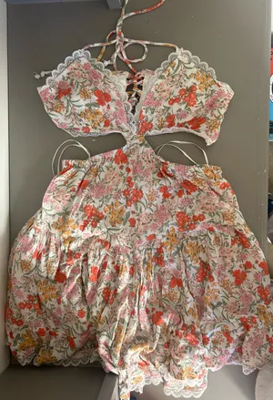 Grey Bandit Floral Mini Dress thumbnail 2