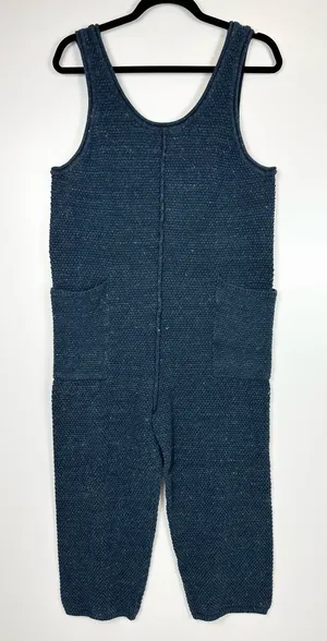 FP Beach Hailee Cropped Leg Sleeveless Textured Sweater Jumpsuit thumbnail 1