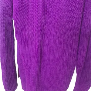 Lauren Ralph Lauren Chunky Knit Oversized‎ V-neck Sweater size large ladies thumbnail 8