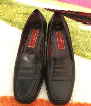 Cole Haan City black leather low heeled loafers 7B thumbnail 1