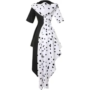 Cruella Devil Costume Women's Coat Dress Cosplay Outfit Halloween X-LARGE thumbnail 2