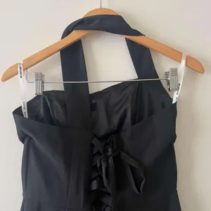 NWOT Black Formal One Shoulder Long Bridesmaid Prom Dress Size 6 thumbnail 4