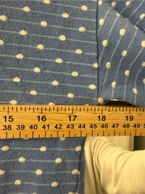 Talbots Light Blue Crewneck Sweater with White Polka Dots thumbnail 5