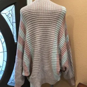 Sparkle and fade striped knit cardigan thumbnail 3