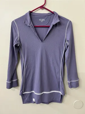 SwingDish Purple Golf Athletic Woman’s Top Sz XS thumbnail 1