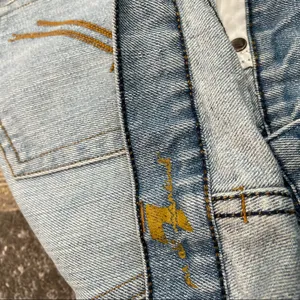7 For All Mankind Dojo Wide Leg Flare Jeans Light Wash Denim thumbnail 8