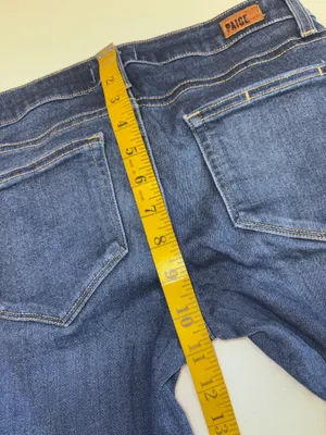 PAIGE jeans Skyline Ankle Peg style skinny ankle fit button/zip Size 25 thumbnail 8