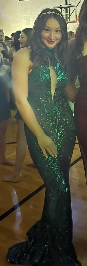 Green Prom Dress Size 4 thumbnail 4