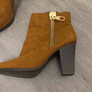 Express Brown Suede Ankle Boots thumbnail 2