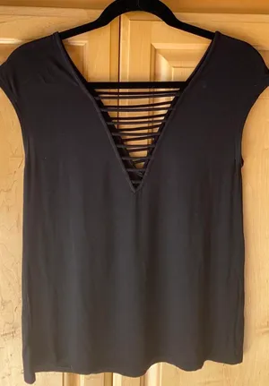 American Eagle Soft & Sexy Black Tee thumbnail 1
