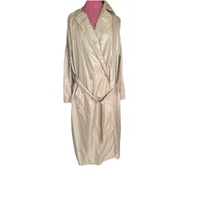 THE TOTES COAT Tan Button Up Midi Water Repellent Vintage Style One Size thumbnail 8