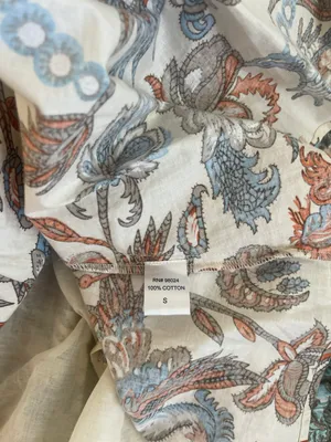 House of Harlow Paisley Print Puff Sleeve Mini Dress thumbnail 4