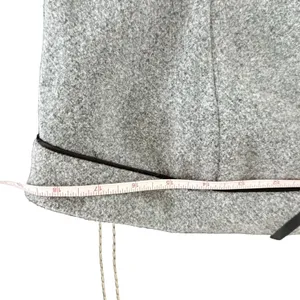 Women's Strapless Bustier Crop Top Gray XL Side Zip Cocktail Party thumbnail 7