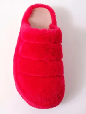 FREE PEOPLE NIB NWT It's A Vibe Platform Slippers / Dragon Fruit thumbnail 8