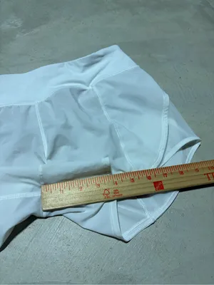 Lululemon White Women's Active Shorts - Lightweight Running Shorts 8 thumbnail 3