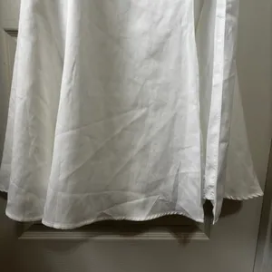PETAL & PUP CHARMED ONE SHOULDER MIDI DRESS OFF WHITE Size S thumbnail 3