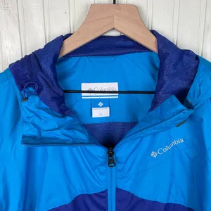 Columbia Women's Omni-Shield Rain Jacket Windbreaker Size XL Blue Colorblock thumbnail 3
