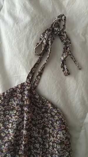 Cropped Floral Tank Top Multi thumbnail 3