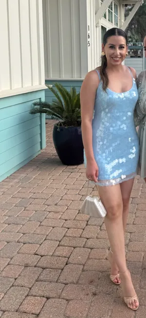 Sequin Dress Blue thumbnail 4