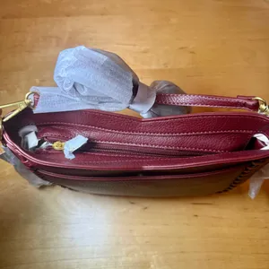 Style & Co. Whipstitched Small Burgundy Crossbody Bag Purse thumbnail 5