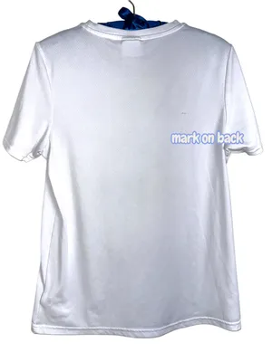 Gymshark White Training T-shirt crewneck short sleeve active casual top logo L thumbnail 7
