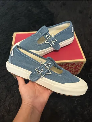 VANS Mary Jane Style 93 Denim blue star buckle shoes sneakers women’s 9 new thumbnail 8