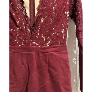 Lulu’s “Swoon-er or Later” Lace V-Neck Bodycon Dress thumbnail 4