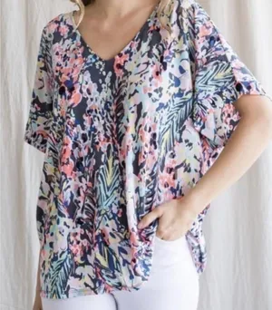 Jodifl Colorful Jungle Dolman Blouse •Medium thumbnail 1